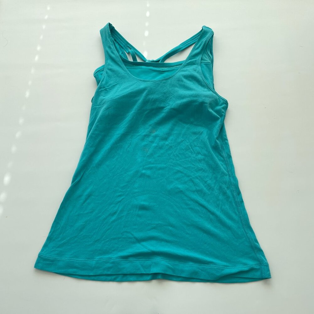 Lululemon Sweaty Endeavor Tank in Peacock Blue Size 4